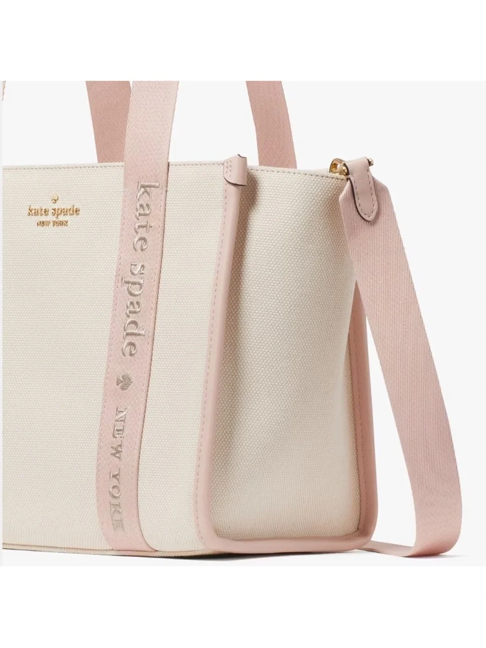 Kate Spade New York Kip Canvas Small Tote Crossbody Bag
